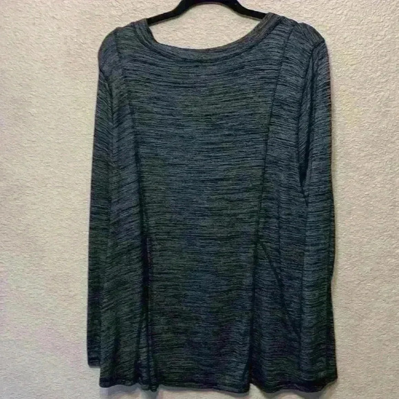Soft Surroundings long sleeve sz 1X plus size athleisure comfy casual neutral - Picture 7 of 7